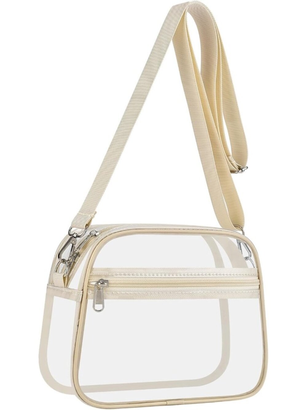 Clear Stadium Bag - Transparent Sports Handbag, Perfect for Events & Game Day
